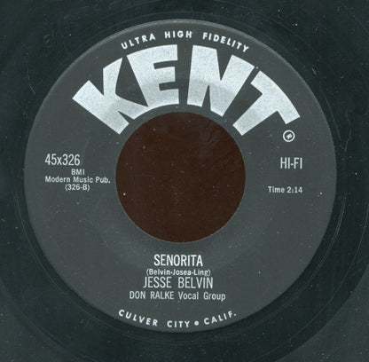 Jesse Belvin, Don Ralke Vocal Group : Sentimental Reasons / Senorita  (7", Single)