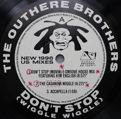The Outhere Brothers : Don't Stop Wiggle Wiggle (New 1996 US Mixes) (12")