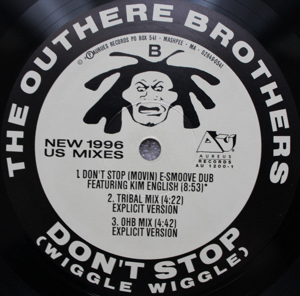 The Outhere Brothers : Don't Stop Wiggle Wiggle (New 1996 US Mixes) (12")