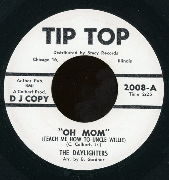 The Daylighters : Oh Mom (Teach Me How To Uncle Willie) / Hard Headed Girl (7", Promo)