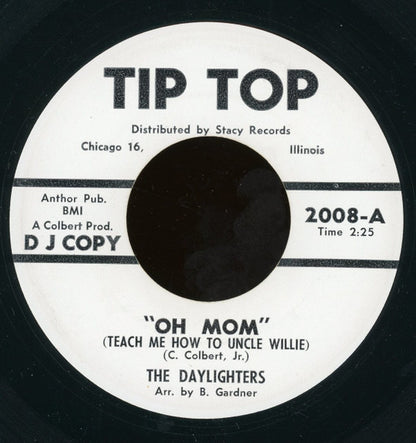 The Daylighters : Oh Mom (Teach Me How To Uncle Willie) / Hard Headed Girl (7", Promo)