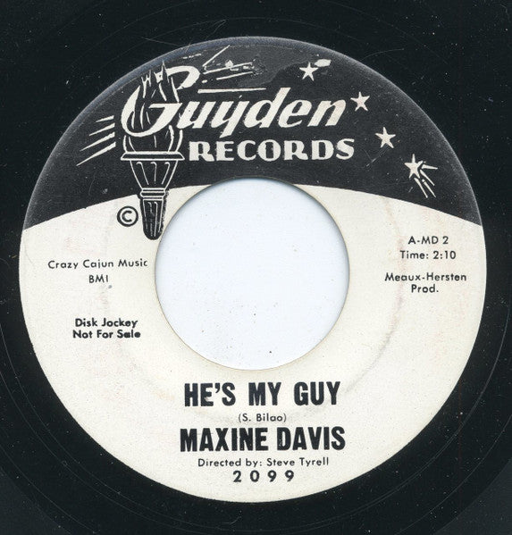 Maxine Davis : I Found A Love / He's My Guy (7", Promo)