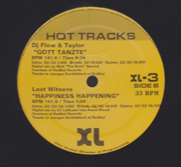 Various : XL Vol. 3 (12", Comp, Promo)
