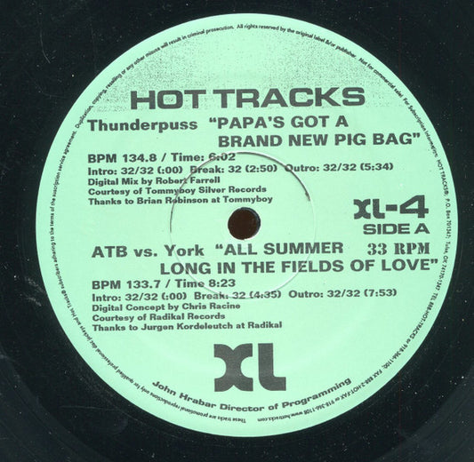 Various : XL Vol. 4 (12", Comp, Promo)