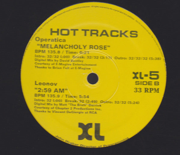 Various : XL Vol. 5 (12", Comp, Promo)