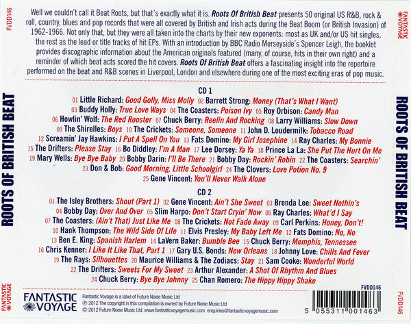 Various : Roots Of British Beat (2xCD, Comp)