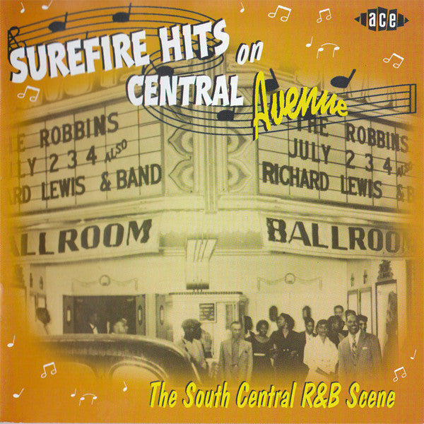 Various : Surefire Hits On Central Avenue - The South Central R&B Scene (CD, Comp)