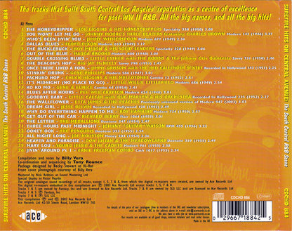 Various : Surefire Hits On Central Avenue - The South Central R&B Scene (CD, Comp)