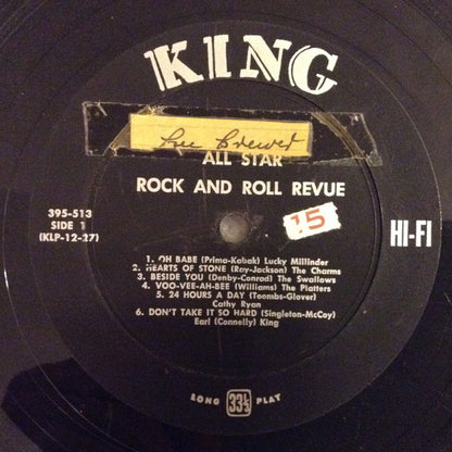 Various : All Star Rock And Roll Revue (LP, Album, Comp)