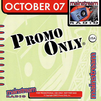 Various : Promo Only Mainstream Radio: October 07 (CD, Comp, Promo)