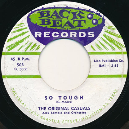 The Original Casuals : So Tough / I Love My Darling (7", Single)