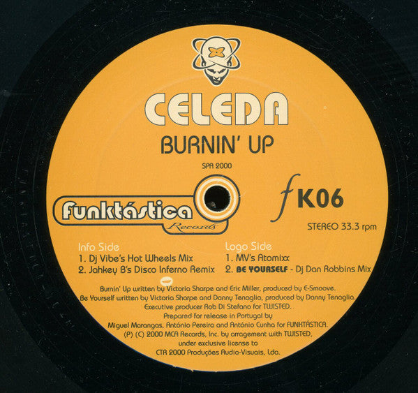 Celeda : Burnin' Up (12")