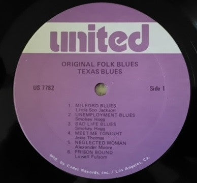Various : Texas Blues (LP, Comp, RE)