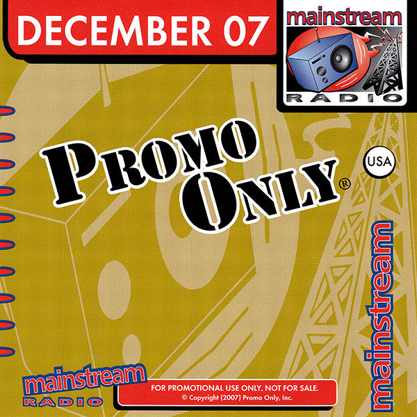 Various : Promo Only Mainstream Radio: December 07 (CD, Comp, Promo)