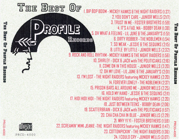 Various : Best Of Profile Records (CDr, Comp)