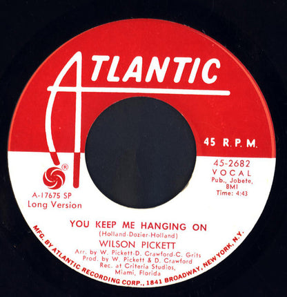 Wilson Pickett : You Keep Me Hanging On (7", Single, Promo, SP-)