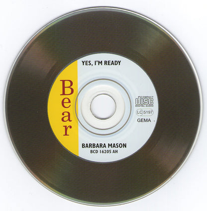 Barbara Mason : Yes, I'm Ready (CD, Album, Comp, RE, RM)