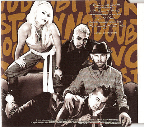 No Doubt : Underneath It All (CD, Single, Enh)