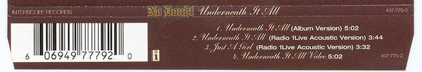 No Doubt : Underneath It All (CD, Single, Enh)