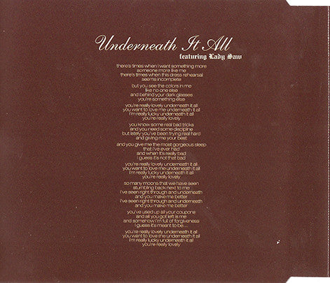 No Doubt : Underneath It All (CD, Single, Enh)