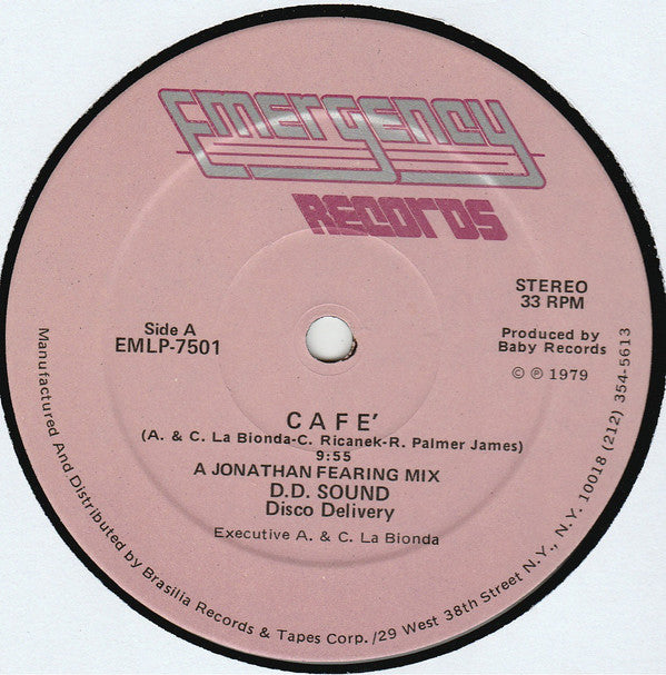 D.D. Sound : Café (LP, Album)