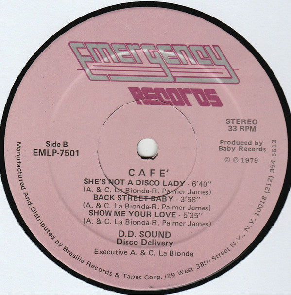 D.D. Sound : Café (LP, Album)