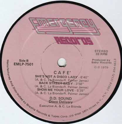 D.D. Sound : Café (LP, Album)