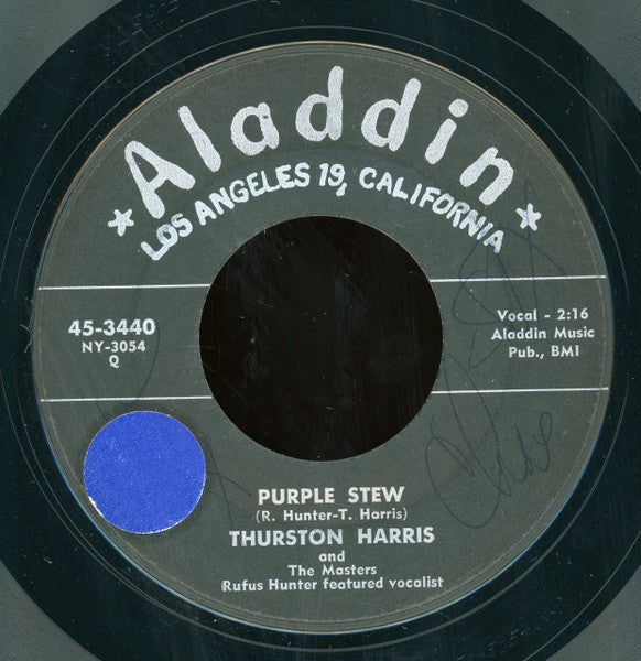 Thurston Harris : Purple Stew / I Hear A Rhapsody (7", Styrene)