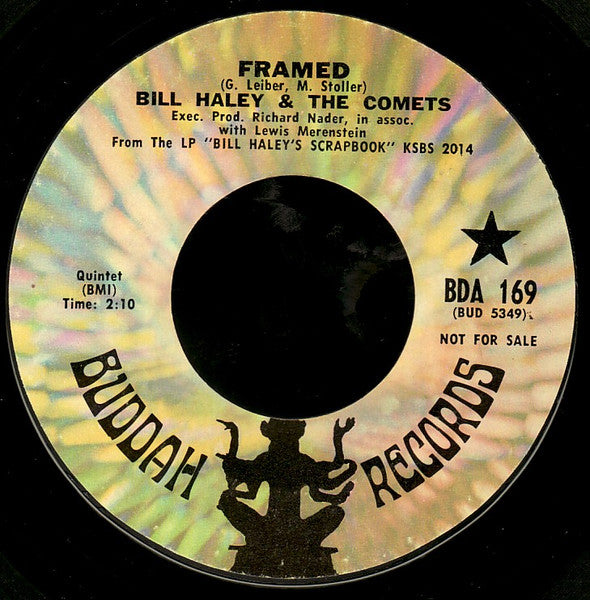 Bill Haley And His Comets : Framed / Rock Around The Clock (7", Promo, Styrene)