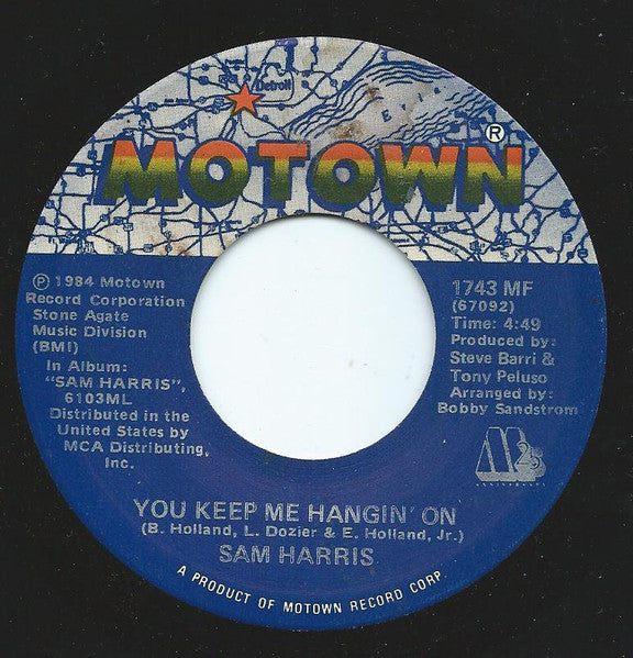 Sam Harris (2) : Sugar Don't Bite (7", Single)