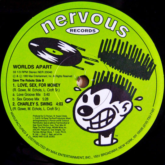 Worlds Apart (2) : I Whoa (12")