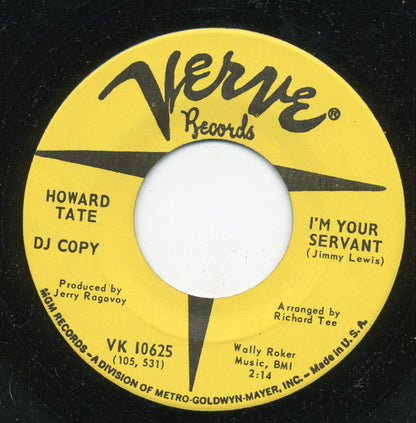 Howard Tate : Sweet Love Child / I'm Your Servant (7", Promo, DJ )