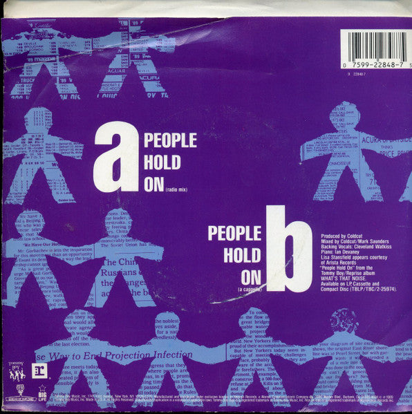 Coldcut Featuring Lisa Stansfield : People Hold On (7", Single)