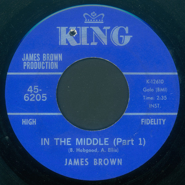 James Brown : In The Middle (Part 1) / Let's Unite The Whole World At Christmas (7", Single)