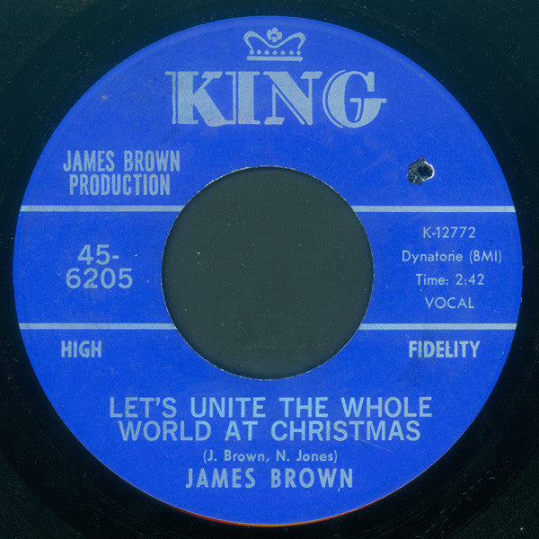 James Brown : In The Middle (Part 1) / Let's Unite The Whole World At Christmas (7", Single)