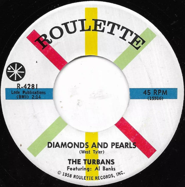 The Turbans Featuring: Al Banks : Diamonds And Pearls (7", Single)