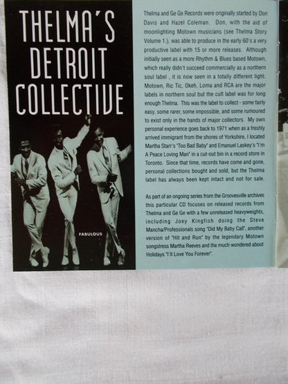 Various : Thelma's Detroit Collective (CD, Comp, RE, Tec)