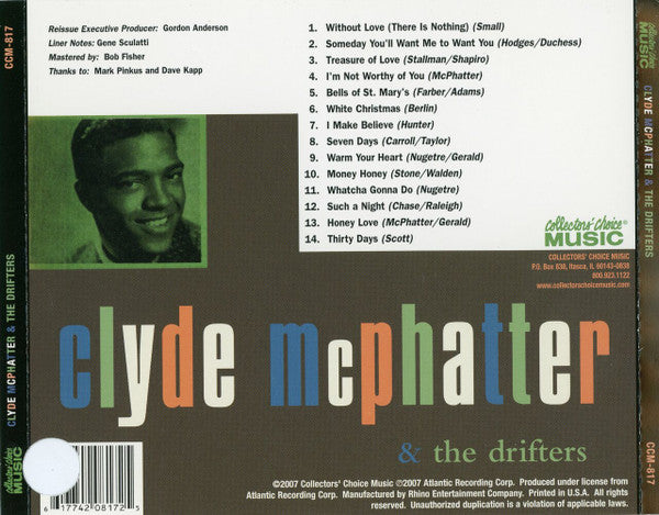 Clyde McPhatter & The Drifters : Clyde McPhatter & The Drifters (CD, Comp, RE)