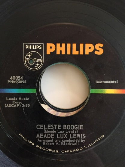 Meade "Lux" Lewis : Beartrap Stomp / Celeste Boogie (7")