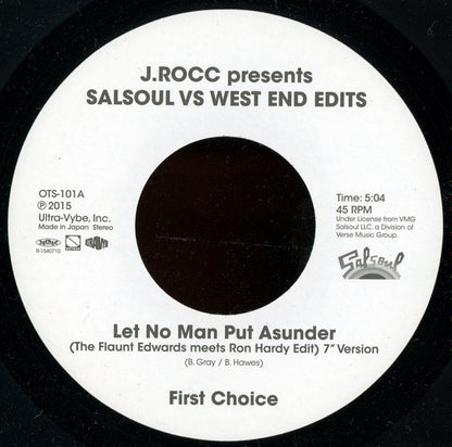 J Rocc : Salsoul Vs West End Edits (7", Ltd)