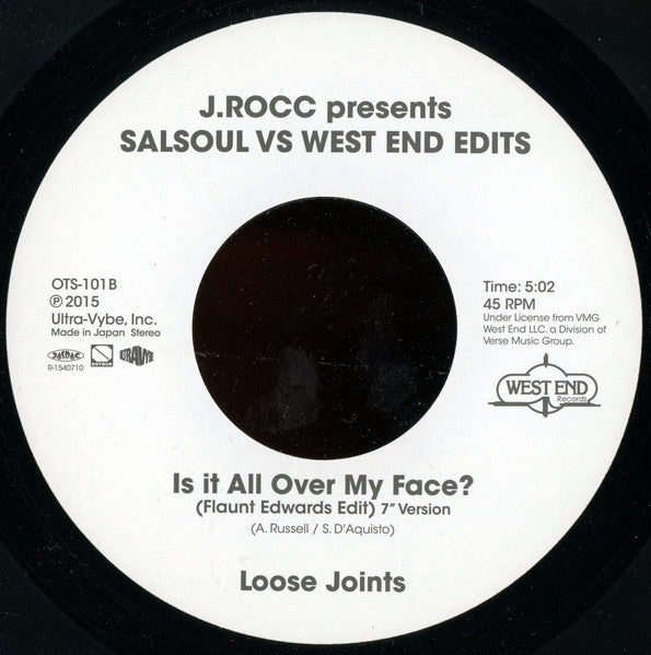 J Rocc : Salsoul Vs West End Edits (7", Ltd)