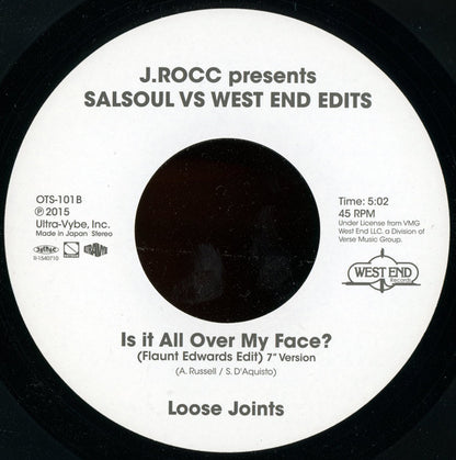 J Rocc : Salsoul Vs West End Edits (7", Ltd)