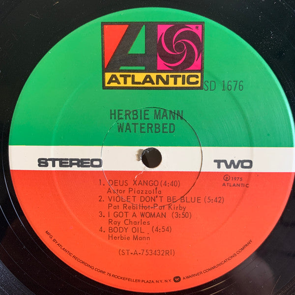Herbie Mann : Waterbed (LP, Album, RI )