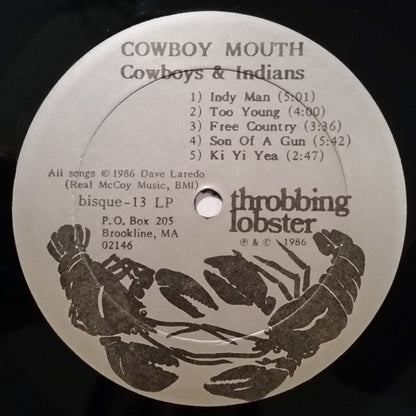 Cowboy Mouth (3) : Cowboys And Indians (LP, Album, RM)