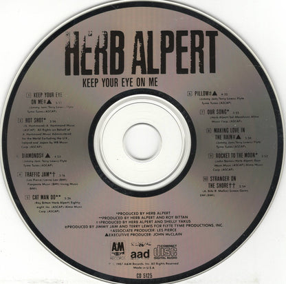 Herb Alpert : Keep Your Eye On Me (CD, Album)
