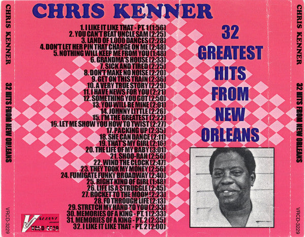 Chris Kenner : 32 Greatest Hits From New Orleans (CDr, Comp)