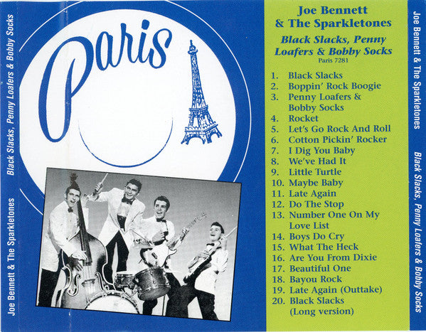 Joe Bennett And The Sparkletones : Black Slacks, Penny Loafers & Bobby Socks (CD, Comp)