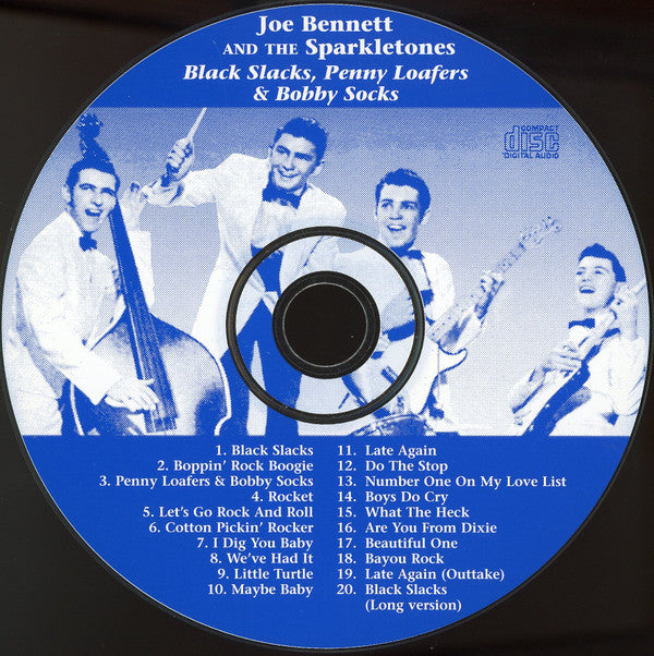 Joe Bennett And The Sparkletones : Black Slacks, Penny Loafers & Bobby Socks (CD, Comp)