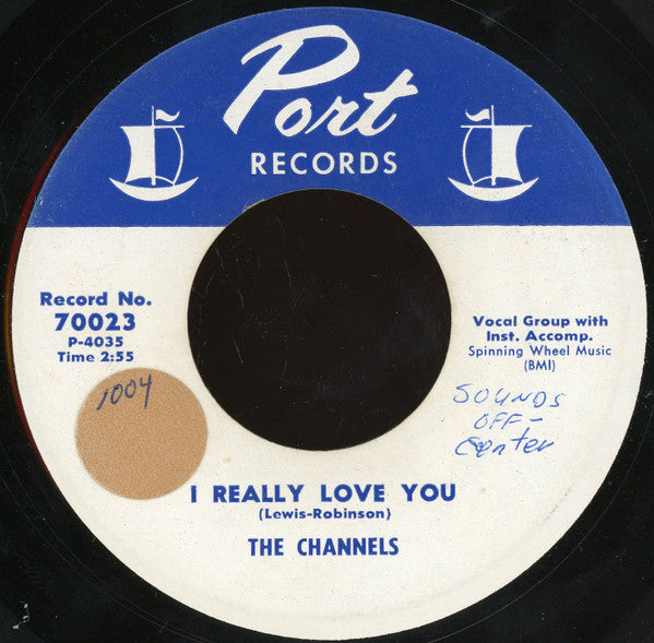 The Channels : I Really Love You / What Do You Do (7", Single, RE)