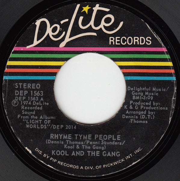 Kool & The Gang : Rhyme Tyme People (7", Single, Styrene)